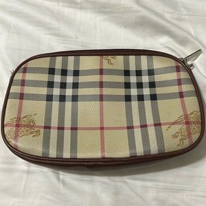 Burberry purse with strap